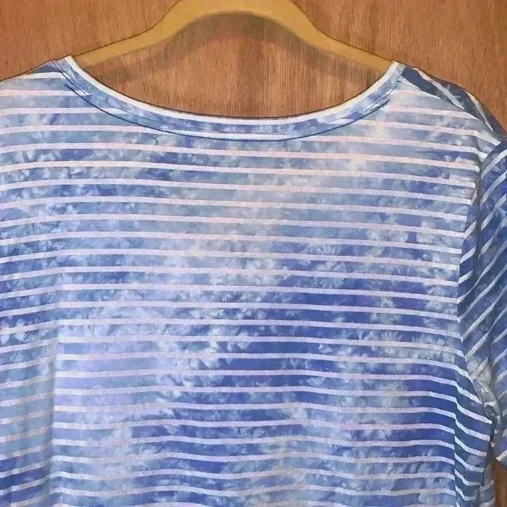 Terra & Sky Blouse Shirt 1X (16W-18W) - Picture 12 of 15